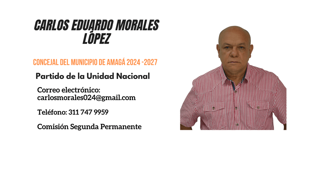 Retrato de Carlos Eduardo Morales Lopez
