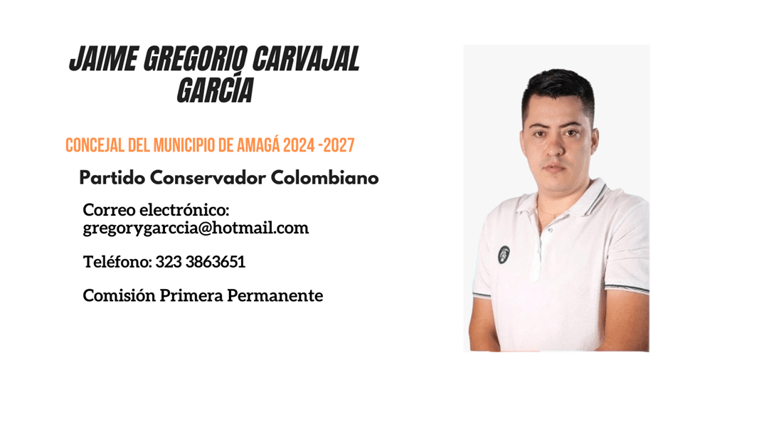 Retrato de Jaime Gregorio Carvajal Garcia