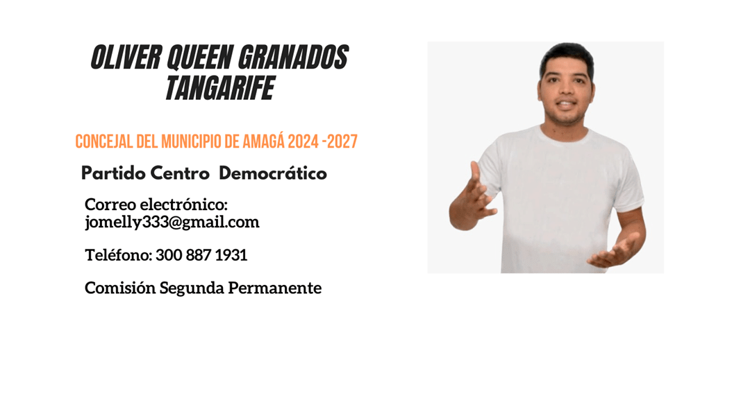 Retrato de Oliver Queen Granados Tangarife