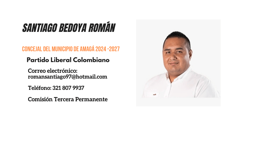 Retrato de Santiago Bedoya Roman