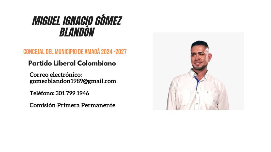 Retrato de Miguel Ignacio Gomez Blandon